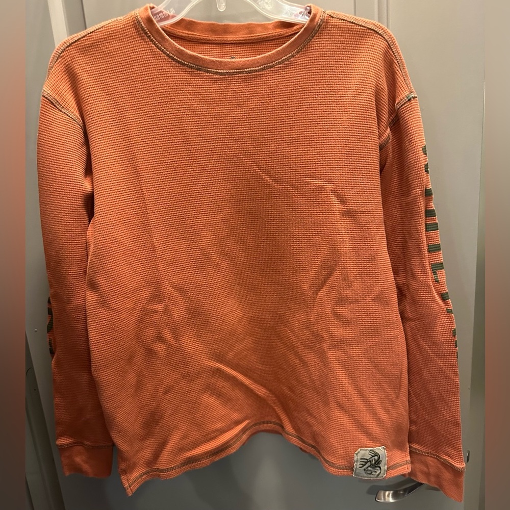 Legendary Whitetails Burnt Orange Long Sleeve Thermal Shirt